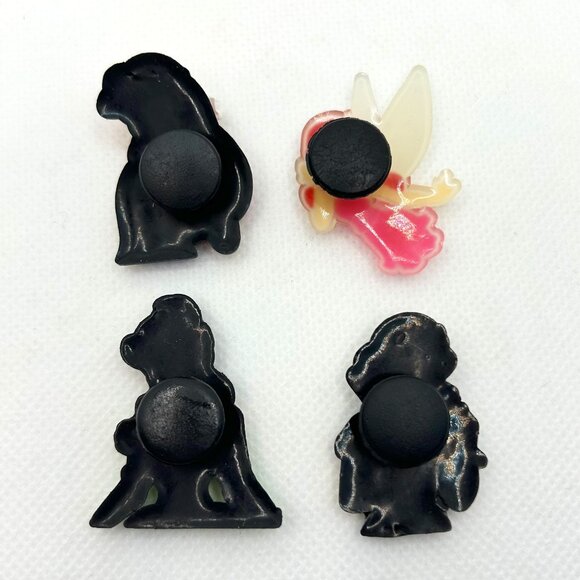 BOGO!! Crocs Style Shoe Charms Jibbitz - Disney Princess & Fairy 4 pc Set NEW - Picture 3 of 5